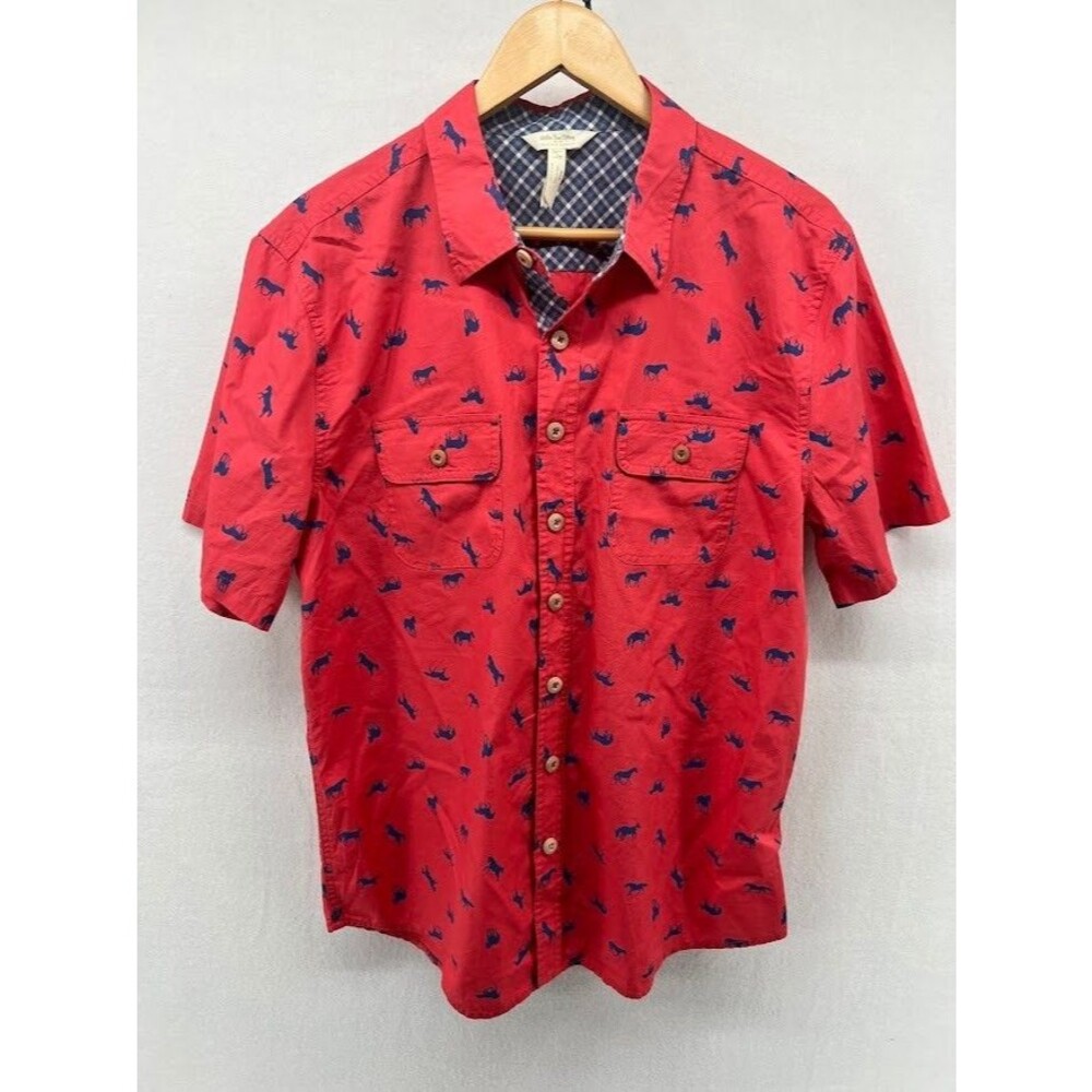 Matilda Jane‎ Joanna Gaines High Horse Shirt Mens L Short Sleeve N243